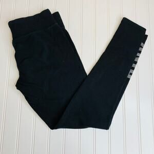 Victoria's Secret PINK Black Sweatpants Leggings Sz XS